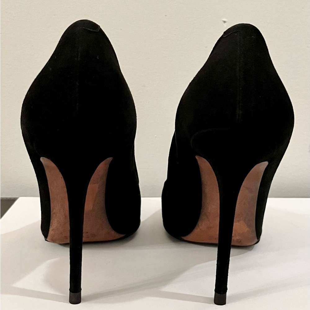 ‘OLD CELINE’ PHOEBE PHILO black suede stiletto pump EU 36 (US 6) - Picture 5 of 7